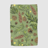 kerstpatroon, pijnsneeuw 11 golfhanddoek (Voorkant)