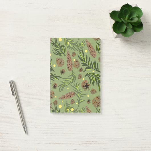 kerstpatroon, pijnsneeuw 11 post-it® notes (Kantoor)