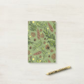 kerstpatroon, pijnsneeuw 11 post-it® notes (Op bureau)