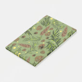 kerstpatroon, pijnsneeuw 11 post-it® notes (Schuin)