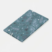 kerstpatroon, pijnsneeuw 12 post-it® notes (Schuin)