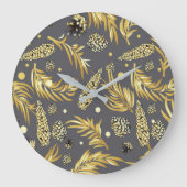 kerstpatroon, pijnsneeuw 2 grote klok (Voorkant)