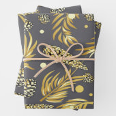 kerstpatroon, pijnsneeuw 2 inpakpapier vel (In situ)