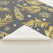 kerstpatroon, pijnsneeuw 2 sherpa deken (3/4)