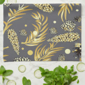 kerstpatroon, pijnsneeuw 2 theedoek (Gevouwen)