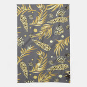 kerstpatroon, pijnsneeuw 2 theedoek (Verticaal)