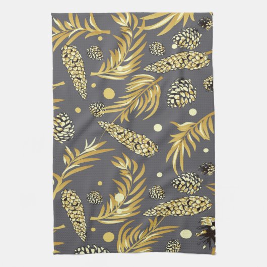 kerstpatroon, pijnsneeuw 2 theedoek (Verticaal)