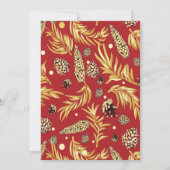 kerstpatroon, pijnsneeuw 3 bedankkaart (Achterkant)