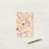kerstpatroon, pijnsneeuw 4 post-it® notes (Op bureau)
