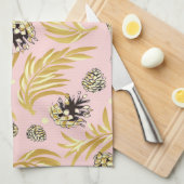 kerstpatroon, pijnsneeuw 4 theedoek (Quarter Fold)