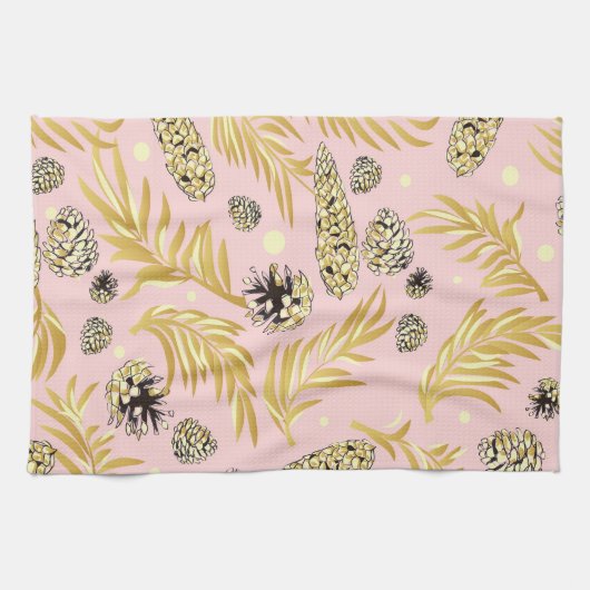 kerstpatroon, pijnsneeuw 4 theedoek (Horizontaal)