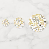 kerstpatroon, pijnsneeuw 5 confetti (Voorkanten)