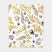 kerstpatroon, pijnsneeuw 5 fleece deken (Voorkant)