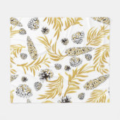 kerstpatroon, pijnsneeuw 5 fleece deken (Voorkant (Horizontaal))