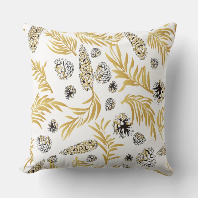 kerstpatroon, pijnsneeuw 5 kussen (Voorkant)