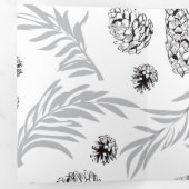 kerstpatroon, pijnsneeuw 7 drieluik wenskaart (Binnenzijde eerst)