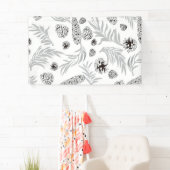 kerstpatroon, pijnsneeuw 7 spandoek (Insitu)