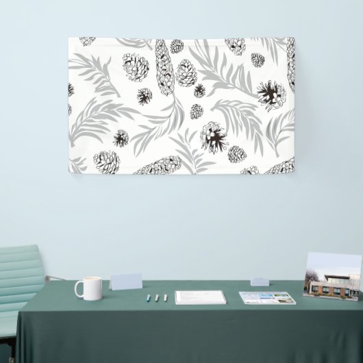 kerstpatroon, pijnsneeuw 7 spandoek (Beurs)