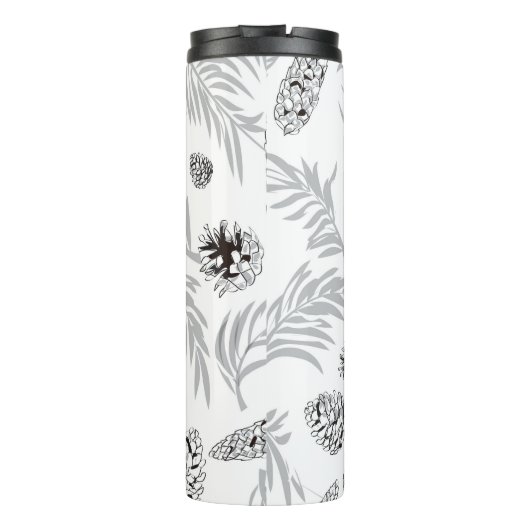 kerstpatroon, pijnsneeuw 7 thermosbeker (Achterkant)