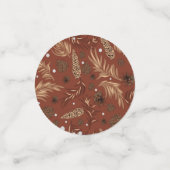 kerstpatroon, pijnsneeuw 8 confetti (Kleine voorkant)