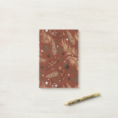 kerstpatroon, pijnsneeuw 8 post-it® notes (Op bureau)