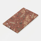 kerstpatroon, pijnsneeuw 8 post-it® notes (Schuin)