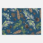 kerstpatroon, pijnsneeuw 9 inpakpapier vel (Voorkant 3)