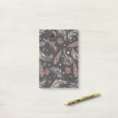 kerstpatroon, pijnsneeuw post-it® notes (Op bureau)