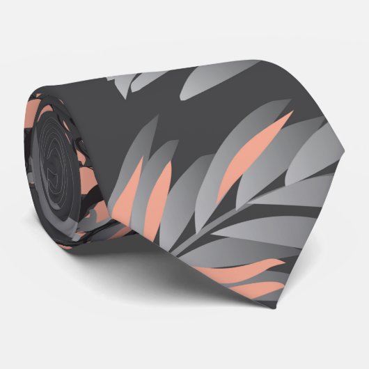 kerstpatroon, pijnsneeuw stropdas (Opgerold)