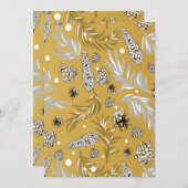 Kerstpatroon, Pine Snow 6 Bedankkaart (Voorkant / Achterkant)