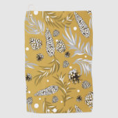 Kerstpatroon, Pine Snow 6 Golfhanddoek (Voorkant)