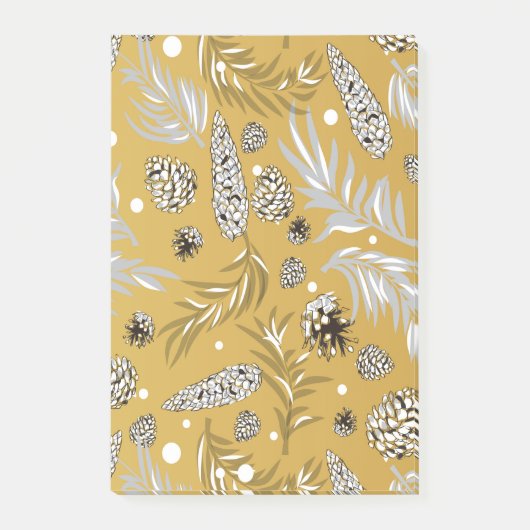 Kerstpatroon, Pine Snow 6 Post-it® Notes (Voorkant)