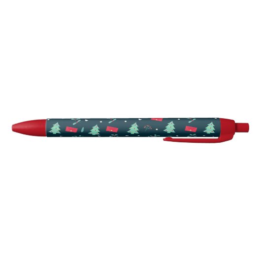 kerstpatroon, populair design, zwarte inktpen zwarte inkt pen (Bodem)