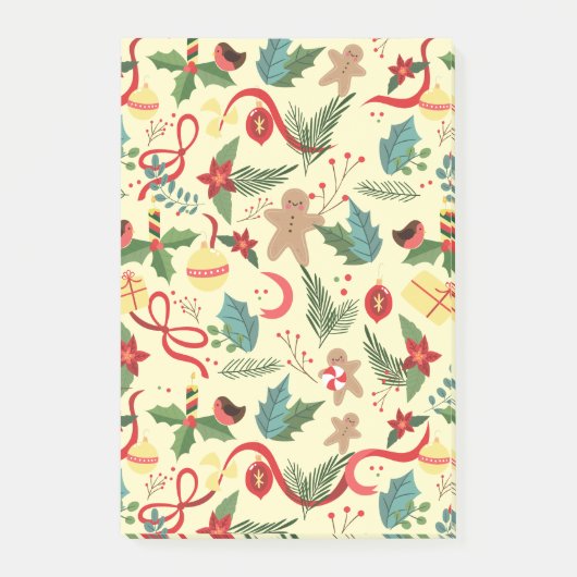 kerstpatroon post-it® notes (Voorkant)