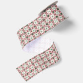 Kerstpatroon Satijnen Lint (Achterkant)