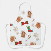 kerstpatroon schort (Voorkant)