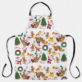 kerstpatroon  schort (Voorkant)