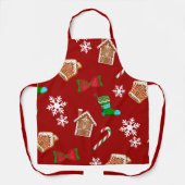 kerstpatroon schort (Voorkant)