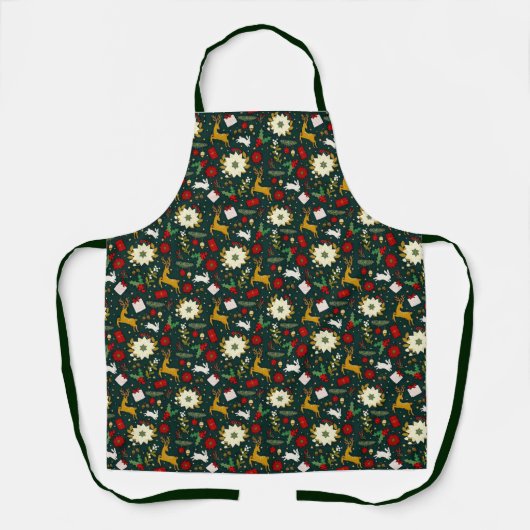 Kerstpatroon schort (Voorkant)