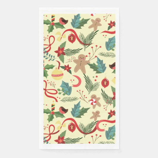 Kerstpatroon Servet (Voorkant)