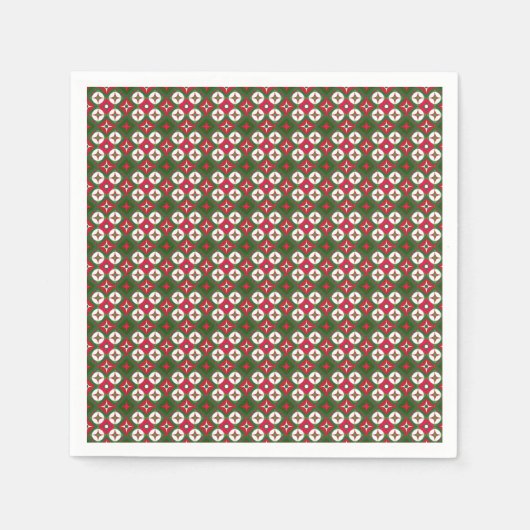 kerstpatroon servet (Voorkant)