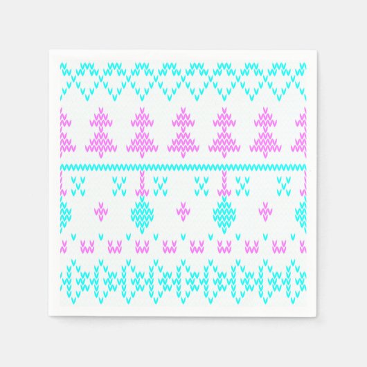 kerstpatroon servetten (Voorkant)