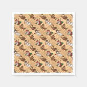  kerstpatroon servetten (Voorkant)