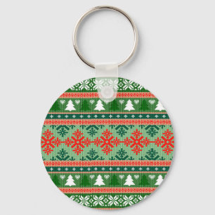 kerstpatroon sleutelhanger