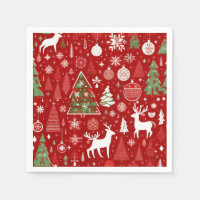 Kerstpatroon sneeuwman santa bomen grijs decor