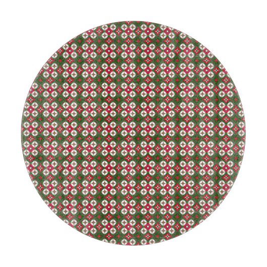 kerstpatroon snijplank (Voorkant)