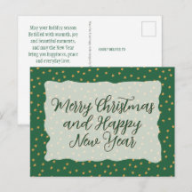 Kerstpatroon - Sterrenregen Groen Goud