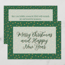 Kerstpatroon - Sterrenregen Groen Goud