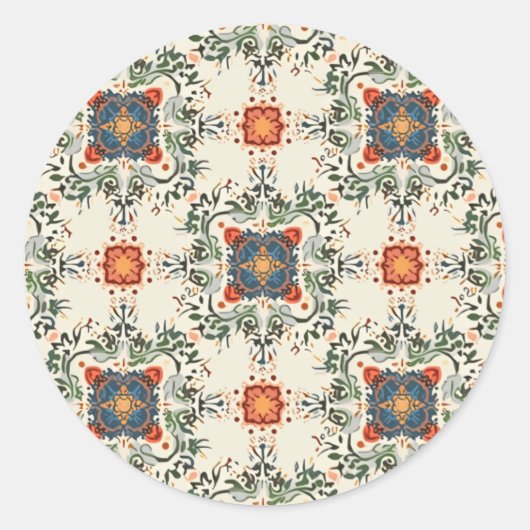 Kerstpatroon stickers (Voorkant)