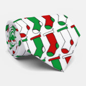 kerstpatroon stropdas (Opgerold)